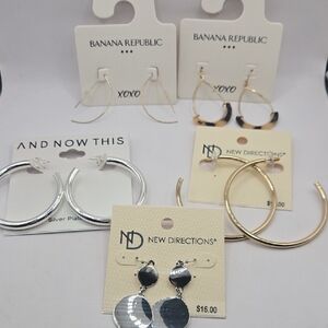 NWT Banana Republic and New Directions Earring Bundle